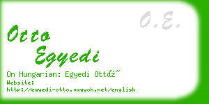 otto egyedi business card